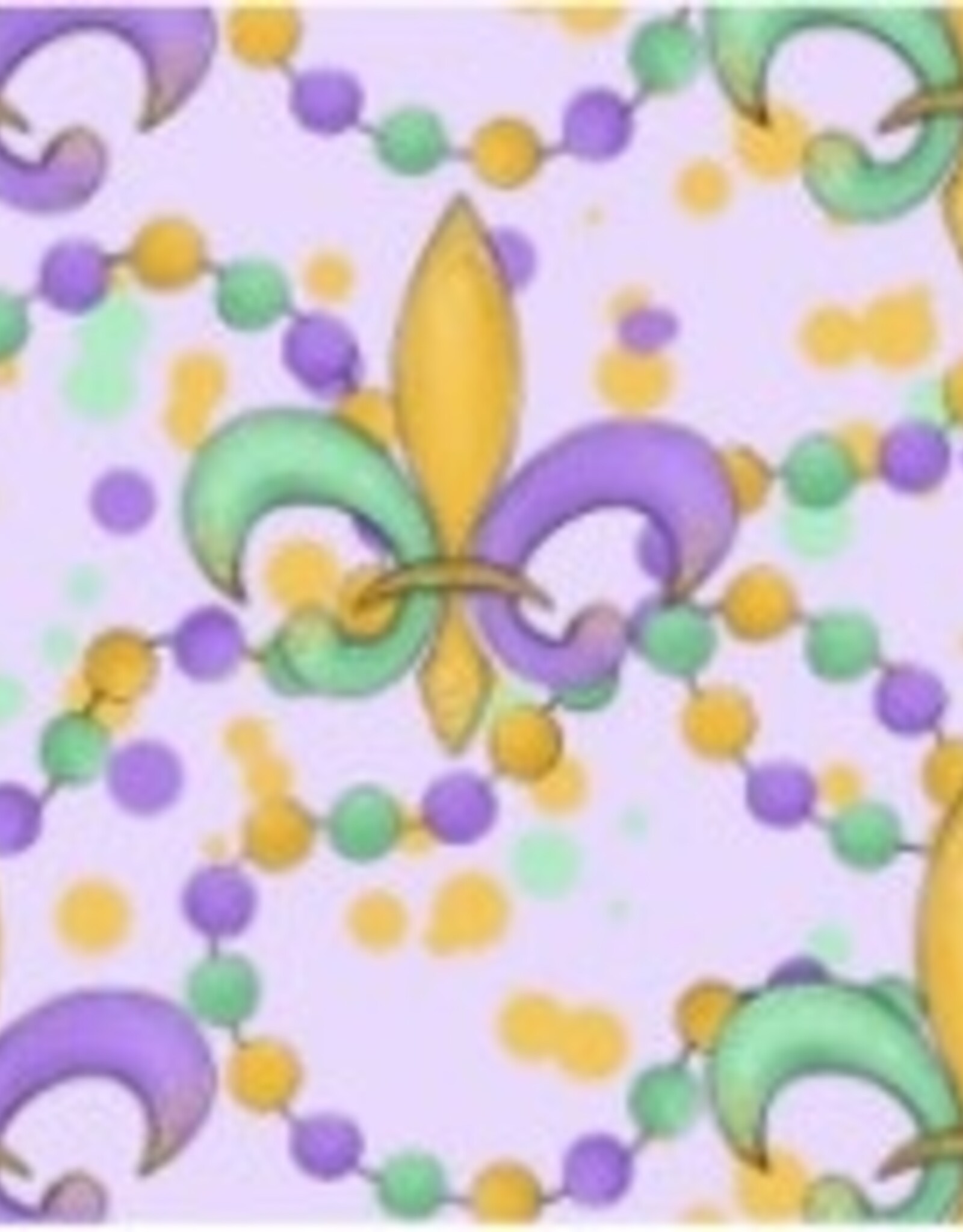 Krewe Kids Mardi Gras Beads Pima Zip PJ