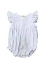 Rosalina White bubble with Flutter Sleeves