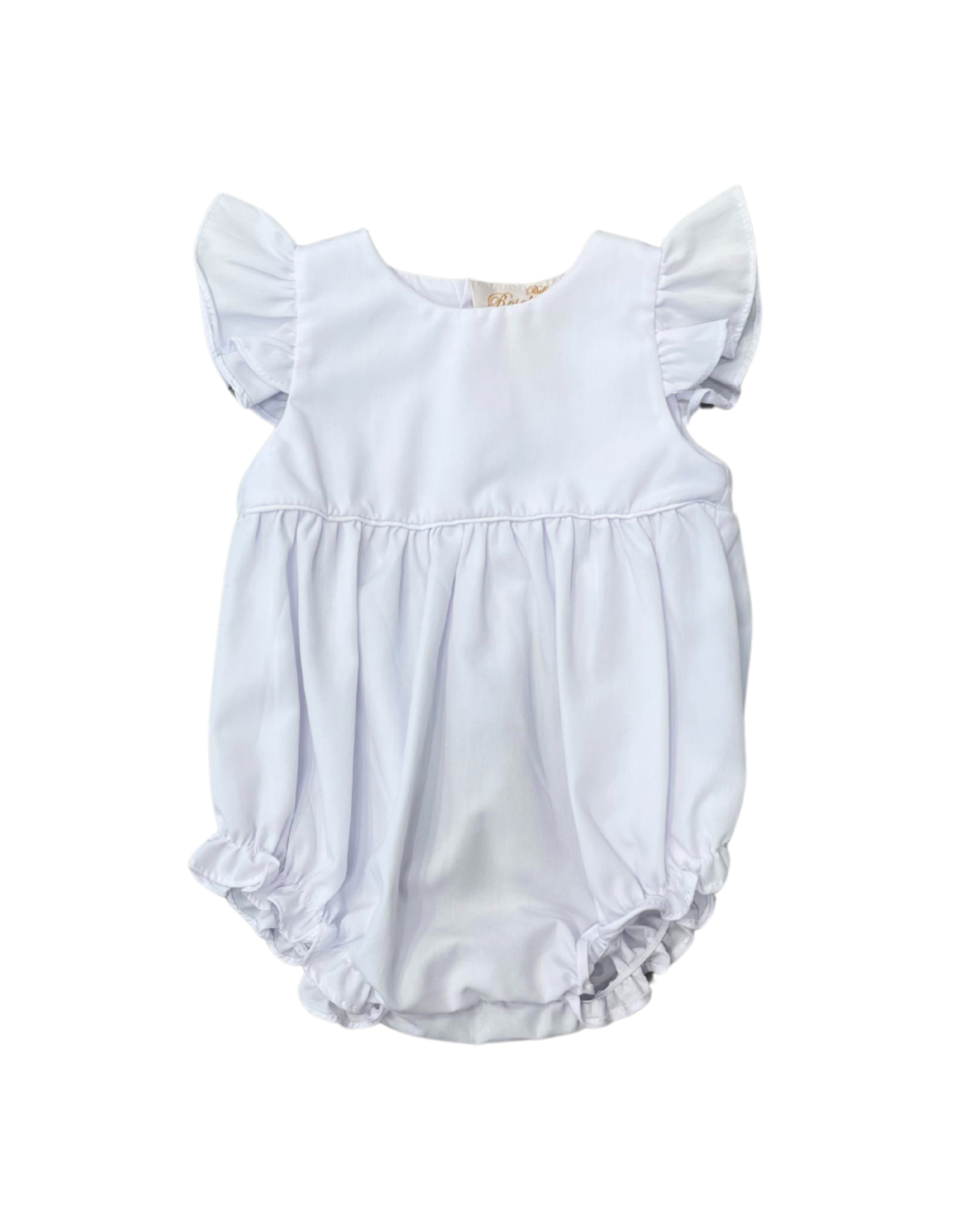 Rosalina White bubble with Flutter Sleeves