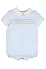 Luli & Me Stripes Combo Boy Bubble, Blue
