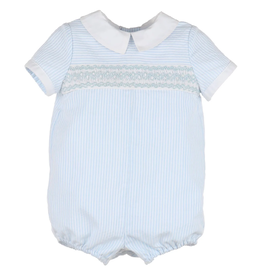 Luli & Me Stripes Combo Boy Bubble, Blue