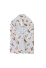 Nola Tawk Louisiana Tigers Organic Muslin Hooded Baby Towel