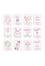 Over The Moon Monthly Milestone Card Set - Pink
