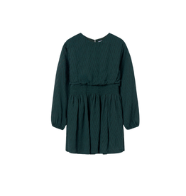 Mayoral Pine Print LS Dress