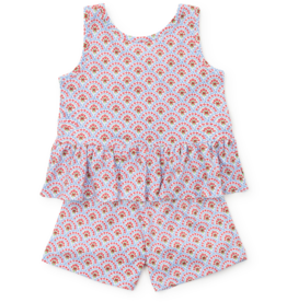 Lila + Hayes Poppy Sleeveless Short Set, Bunting Floral