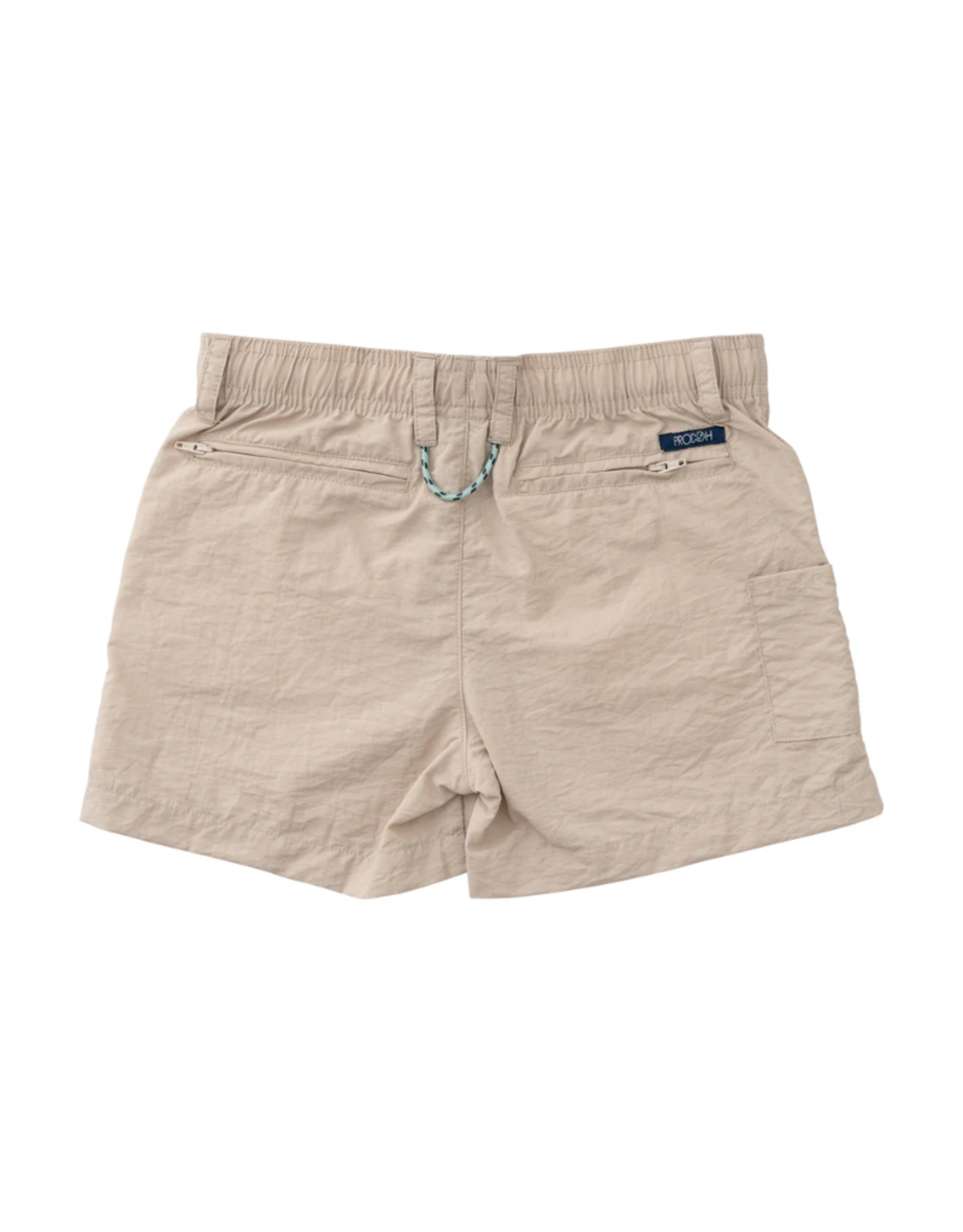 Prodoh Outrigger Performance Shorts, Classic Ancient Scroll Khaki
