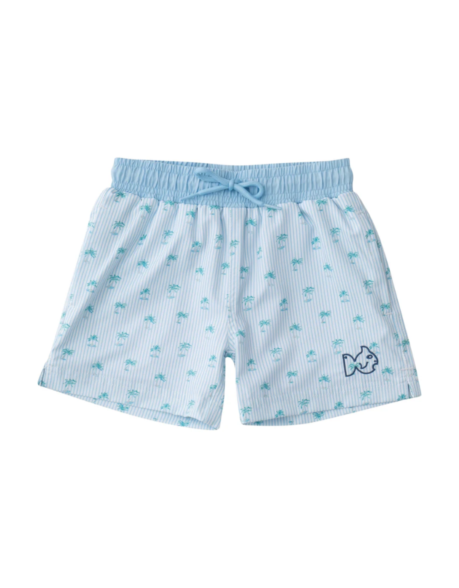 Prodoh Board Swim Trunk, Palm Tree Stripe Print