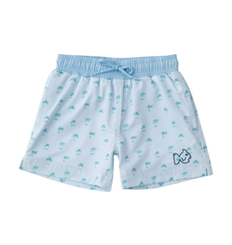 Prodoh Board Swim Trunk, Palm Tree Stripe Print