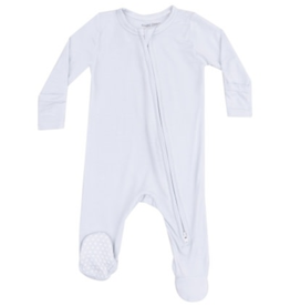 Angel Dear Solid Classic Blue 2 Way Zipper Footie