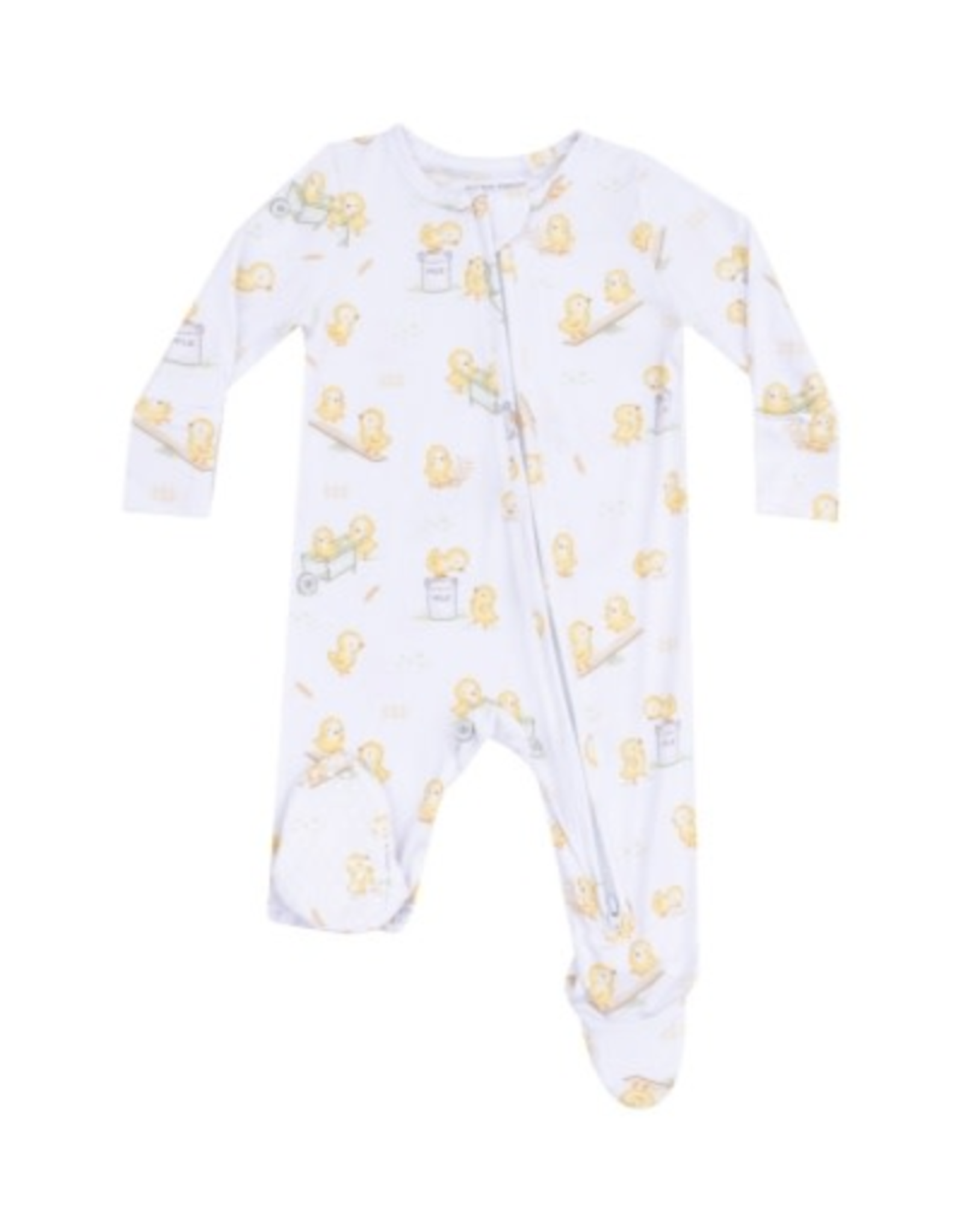 Angel Dear Baby Chicks 2 Way Zipper Footie