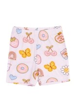 Angel Dear Groovy Vibes Stickers Pink Loungewear Short Set