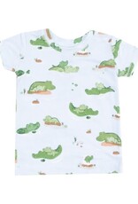 Angel Dear Alligator Blue Loungewear Short Set
