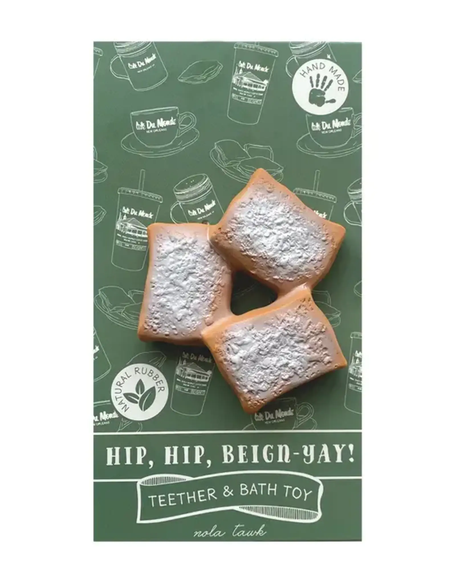 Nola Tawk Teether & Bath Toy: Hip, Hip, Beign-YAY