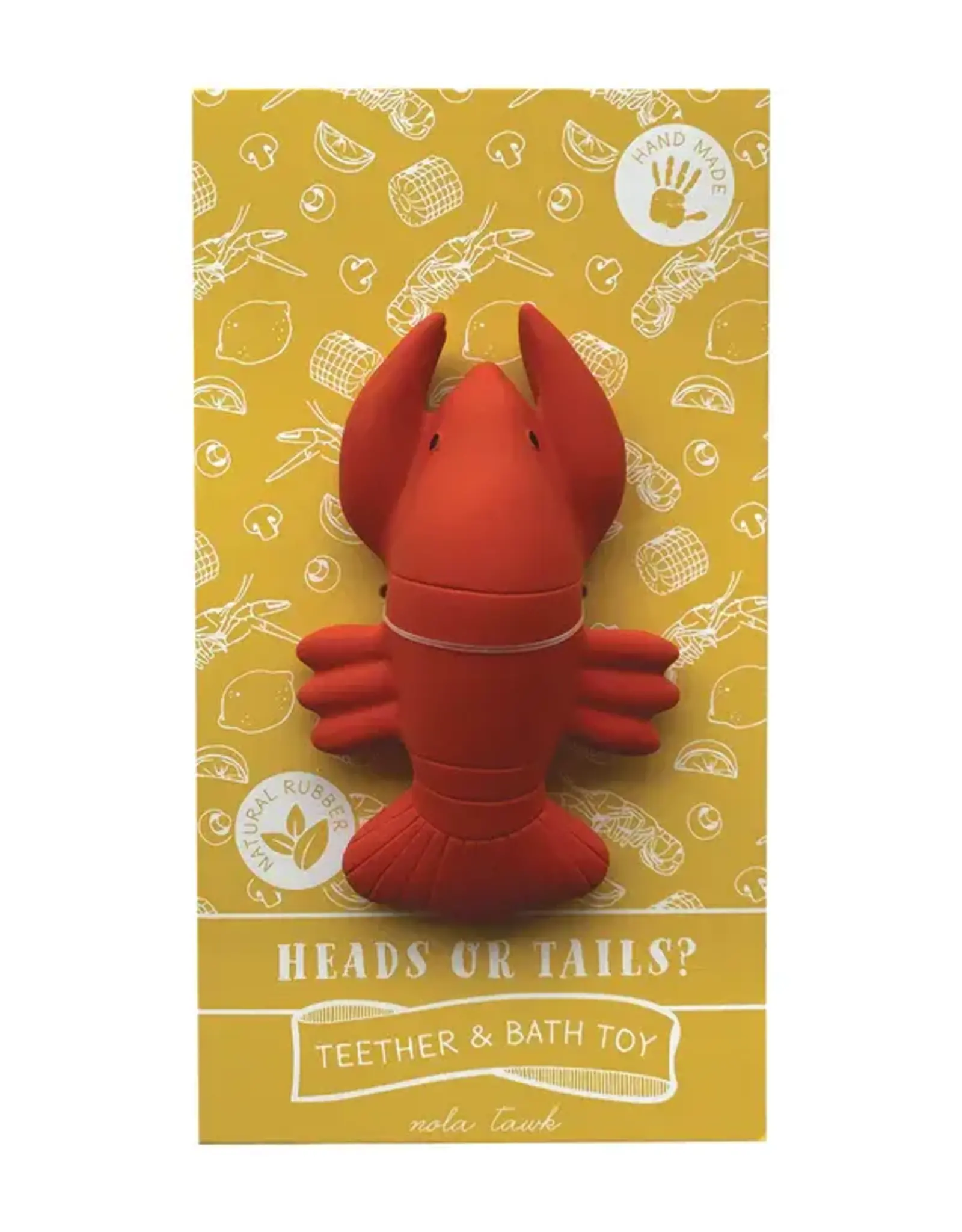 Nola Tawk Teether & Bath Toy: Heads or Tails?