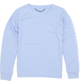 Properly Tied Tidal LS Rashguard Light Blue