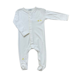 Magnolia Baby Peep Peep Emb Footie Yellow