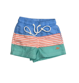 SouthBound Persimmon Colorblock Swim Trunks
