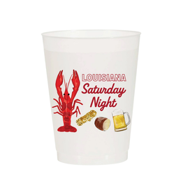 Louisiana Saturday Day - 6 Pack Reusable Cups