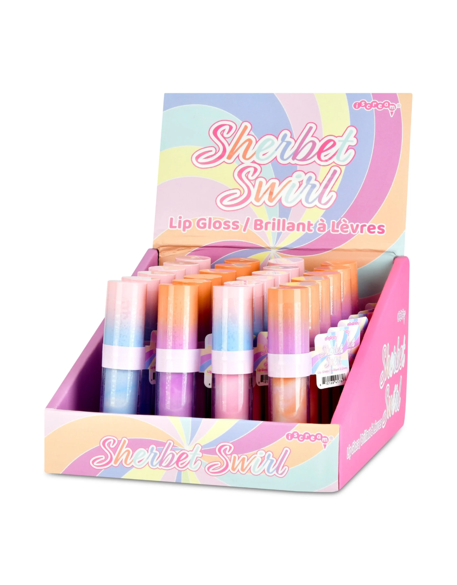Iscream Assorted Sherbet Swirl Lip Gloss