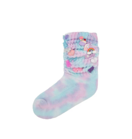 Bari Lynn Assortment of Charm Socks, Light Blue