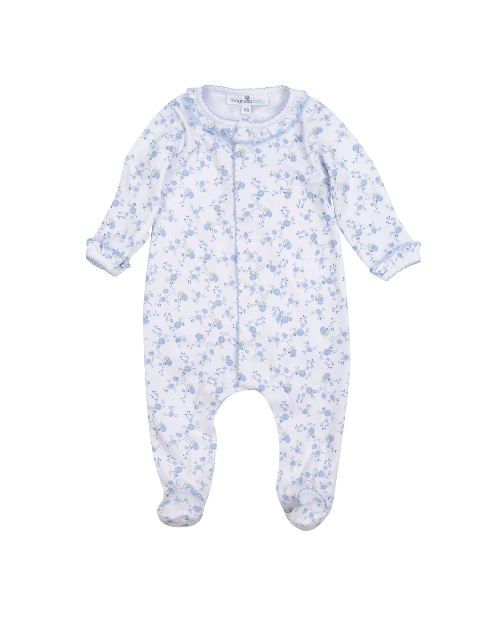 Magnolia Baby Skylar's Classics Printed Zipper Footie