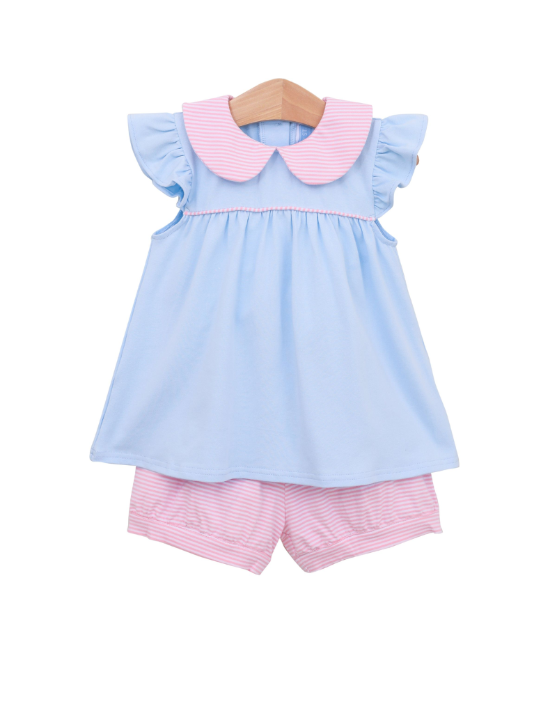 Trotter Street Beckham Bloomer Set- Cornflower Blue main image 0