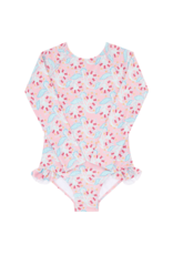 Minnow Girls Bluebells Rashguard One Piece