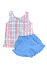 James and Lottie Kinley Bloomer Set, Patriotic Knit
