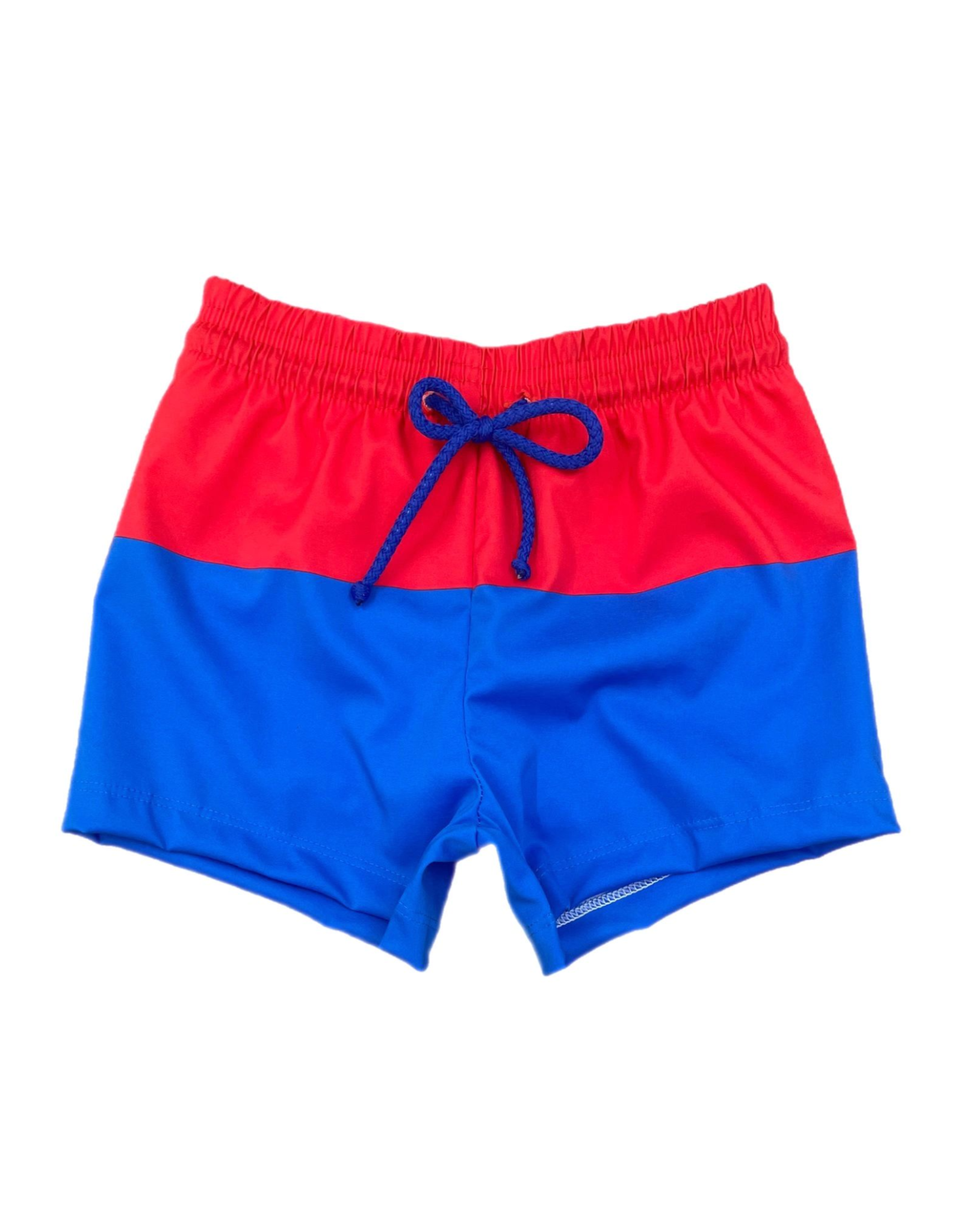 James and Lottie James Swim, Patriotic Stars Collection Colorblock