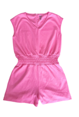 Be Elizabeth Knit Romper BE, Hot Pink