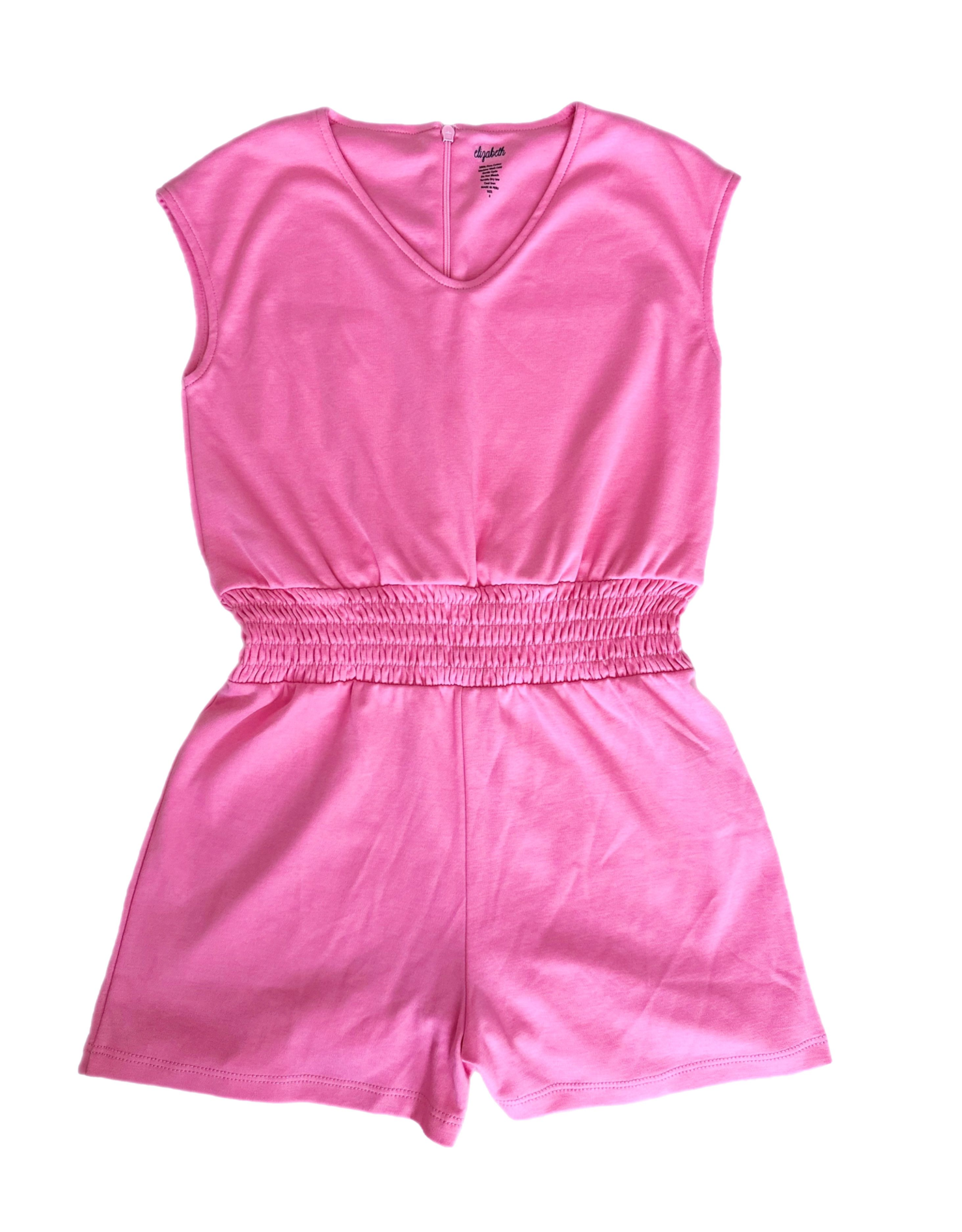 Be Elizabeth Knit Romper BE, Hot Pink