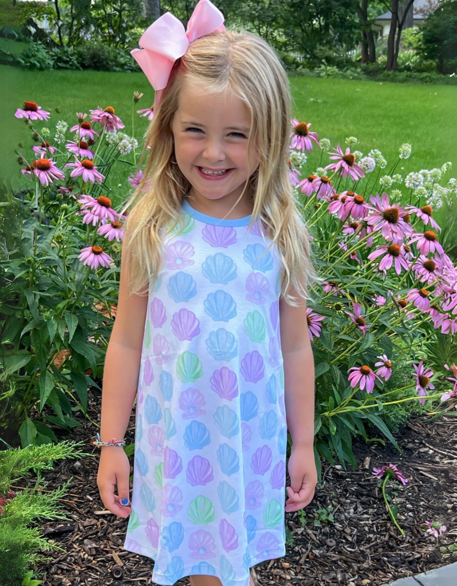 James and Lottie Madison Sleeveless Dress, Shells Knit