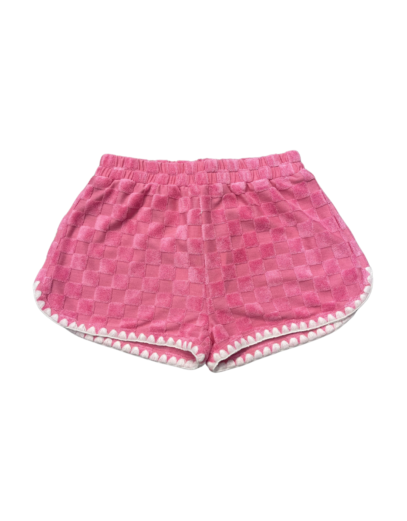 Design History Pink Checkered Shorts