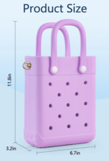 Mavi Bandz Purple Charm Summer Beach Mini Tote Bag