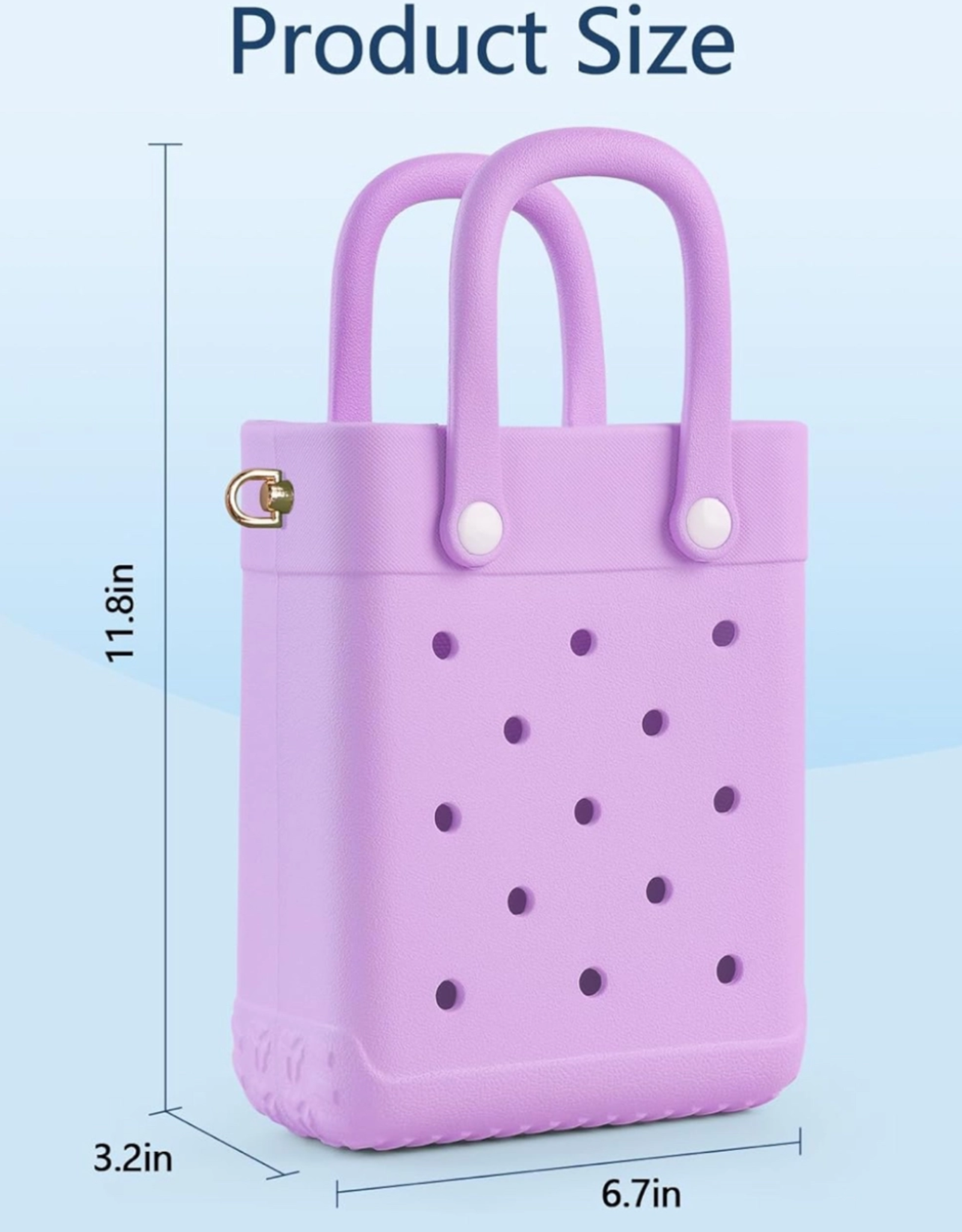 Mavi Bandz Purple Charm Summer Beach Mini Tote Bag
