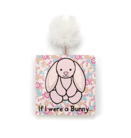 Jelly Cat "If I were a Bunny" Board Book Blush