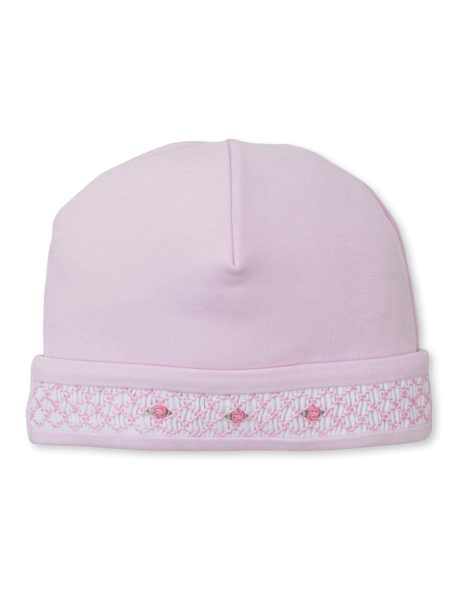 Kissy Kissy CLB Fall 25 Hat w/ Hand Smock, Pink NB