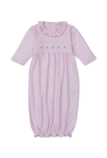 Kissy Kissy CLB Fall 25 Gown w/ Hand Smock, Pink NB