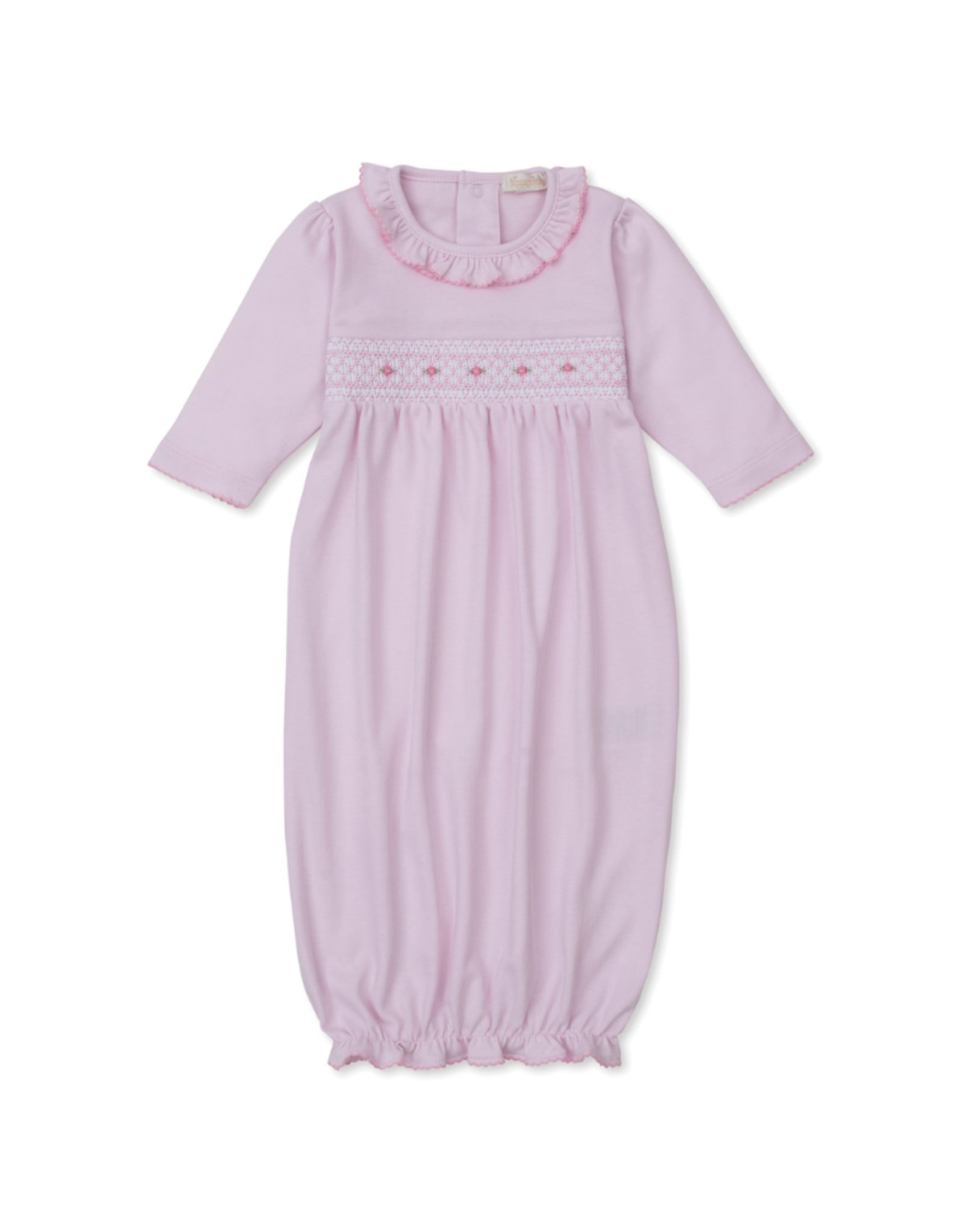 Kissy Kissy CLB Fall 25 Gown w/ Hand Smock, Pink NB