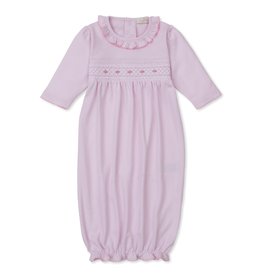 Kissy Kissy CLB Fall 25 Gown w/ Hand Smock, Pink NB