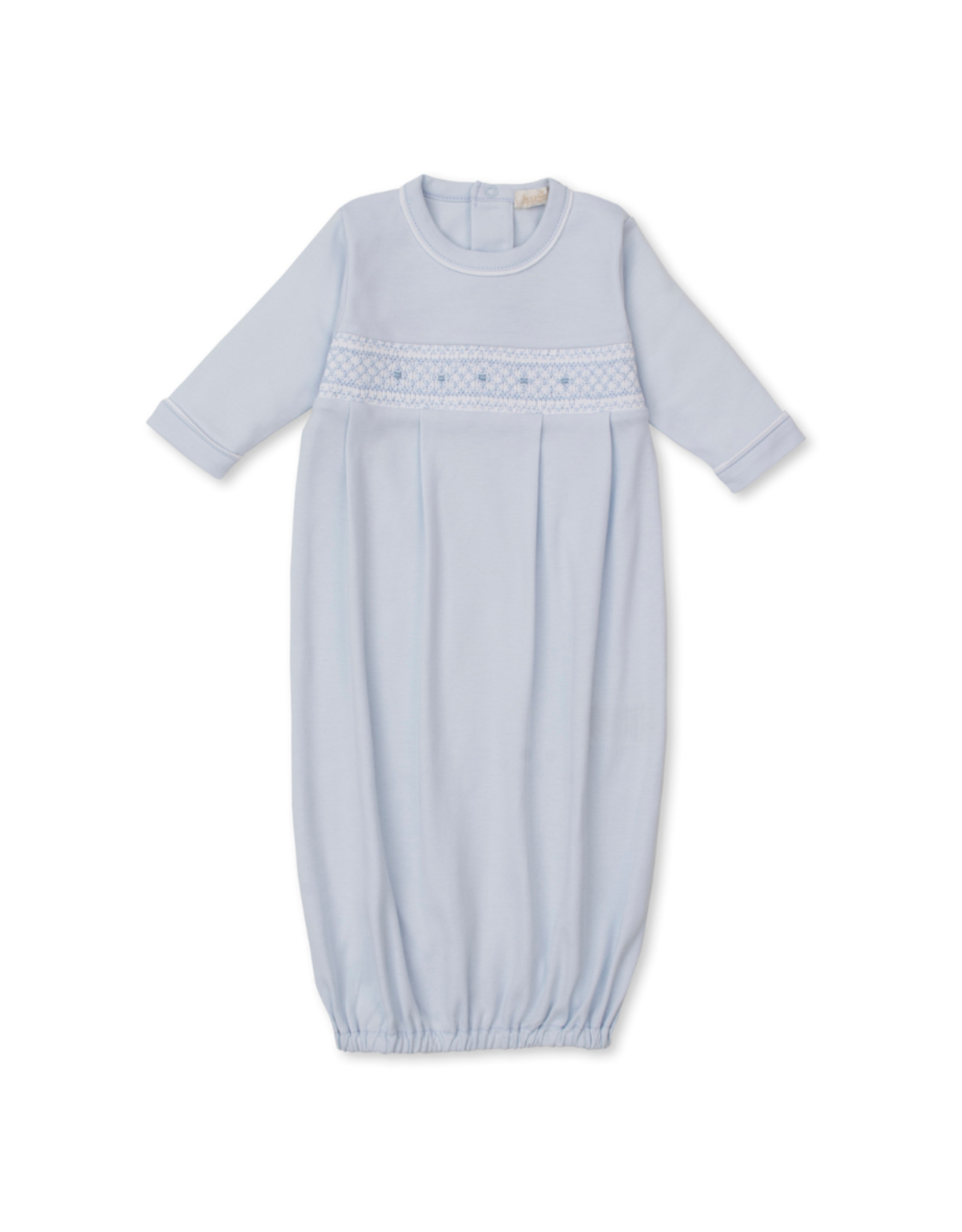 Kissy Kissy CLB Fall 25 Gown w/ Hand Smock, Lt. Blue NB