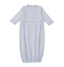 Kissy Kissy CLB Fall 25 Gown w/ Hand Smock, Lt. Blue NB