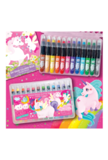 The Piggy Story Inc. Unicorn Magic Glitter Doodle Twistable Gel Crayons