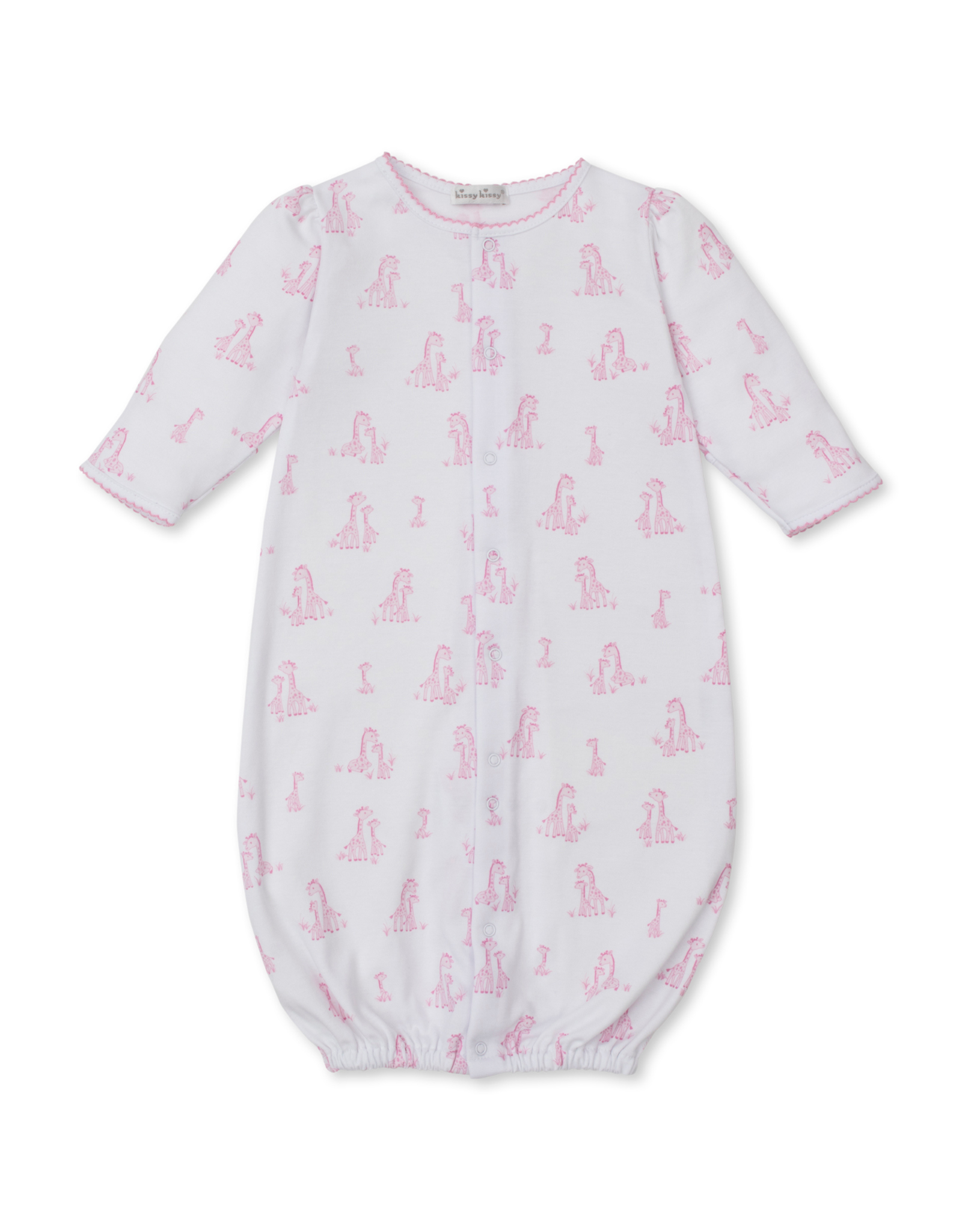 Kissy Kissy Giraffe Grace Printed Converter Gown, Pink