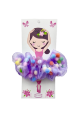 Mavi Bandz Ballerina Purple Scrunchie Cards