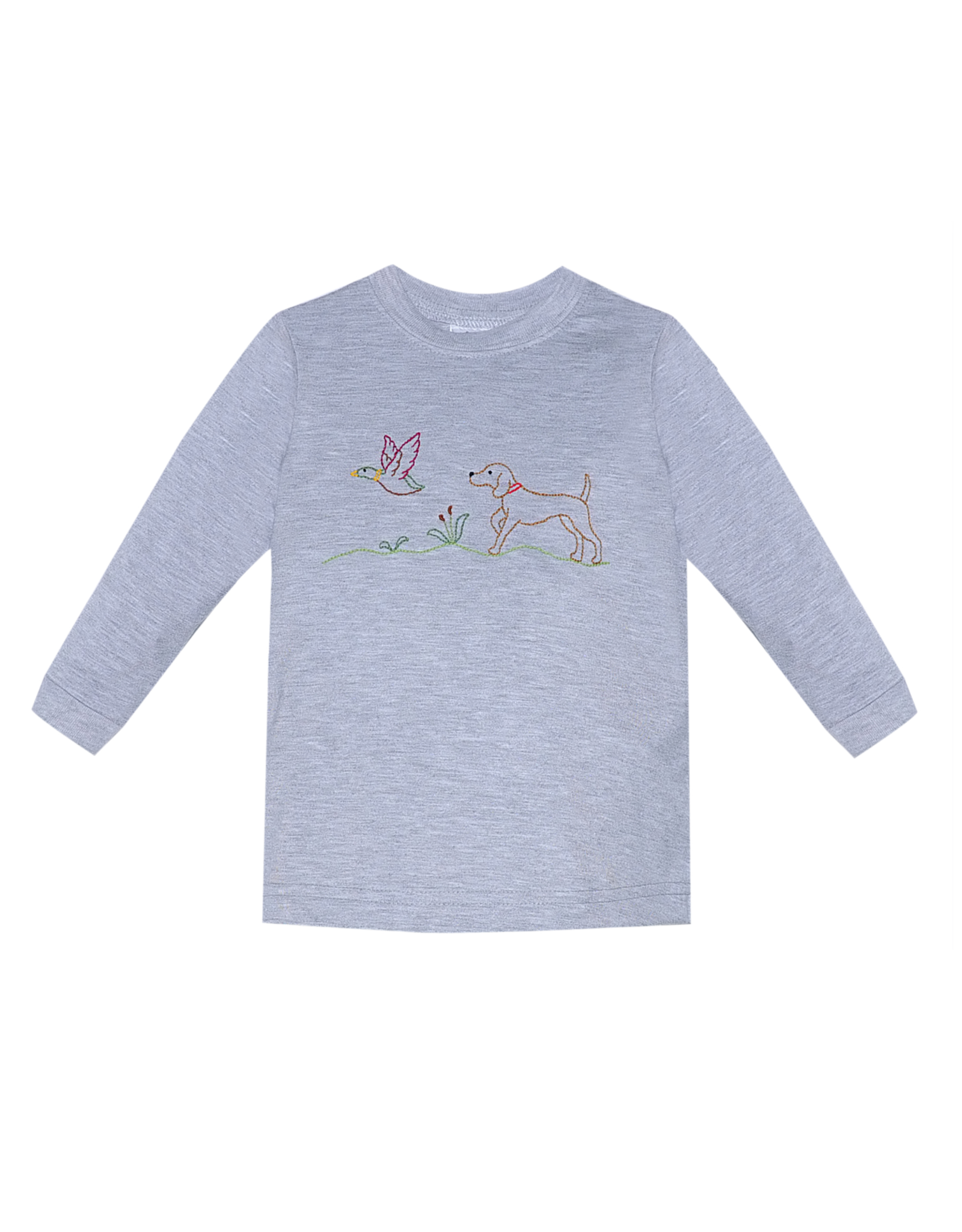 Remember Nguyen Houston Grey Shirt, Dog w/ Mallard Duck