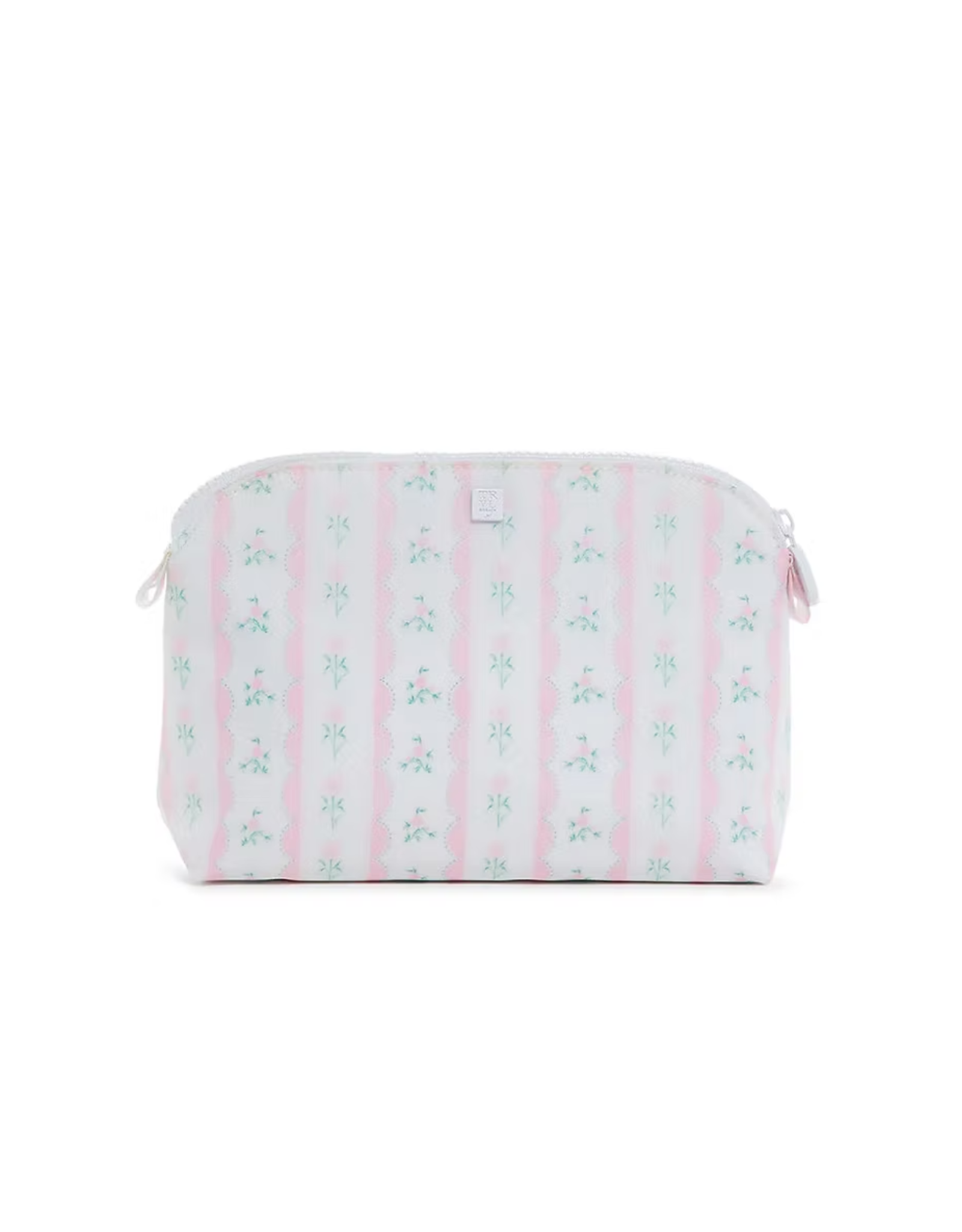TRVL Design Goodie Cosmetic Bag - Ribbon Floral Pink