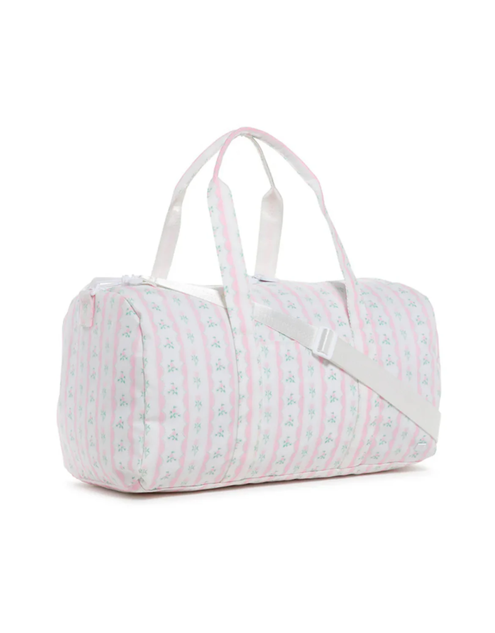 TRVL Design Weekender Duffel - Ribbon Floral Pink
