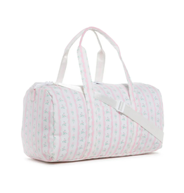 TRVL Design Weekender Duffel - Ribbon Floral Pink