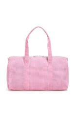 TRVL Design Weekender Duffel - Pink Gingham